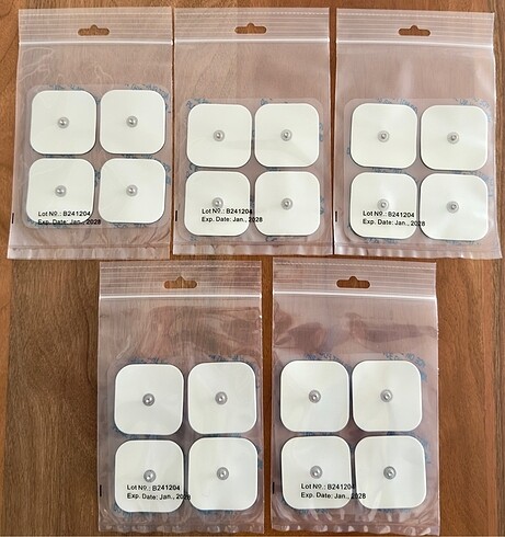 Çıtçıtlı Elektrot Tens Pedi