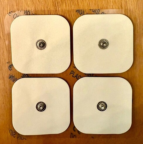 Beden Çıtçıtlı Elektrot Tens Pedi
