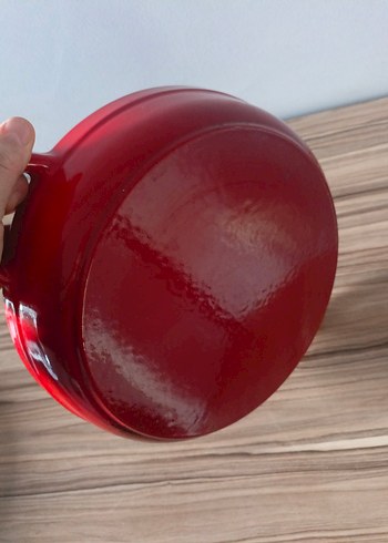 Kırmızı Lava Döküm Tencere - Görsel 3