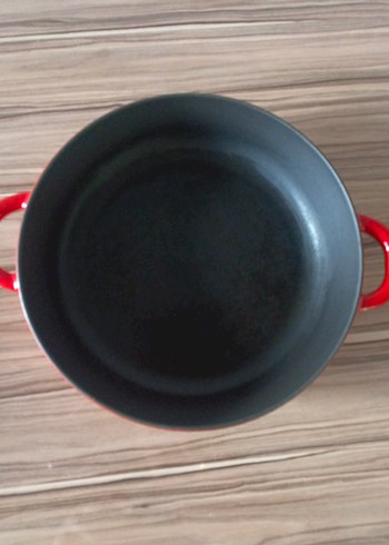 Kırmızı Lava Döküm Tencere - Görsel 2