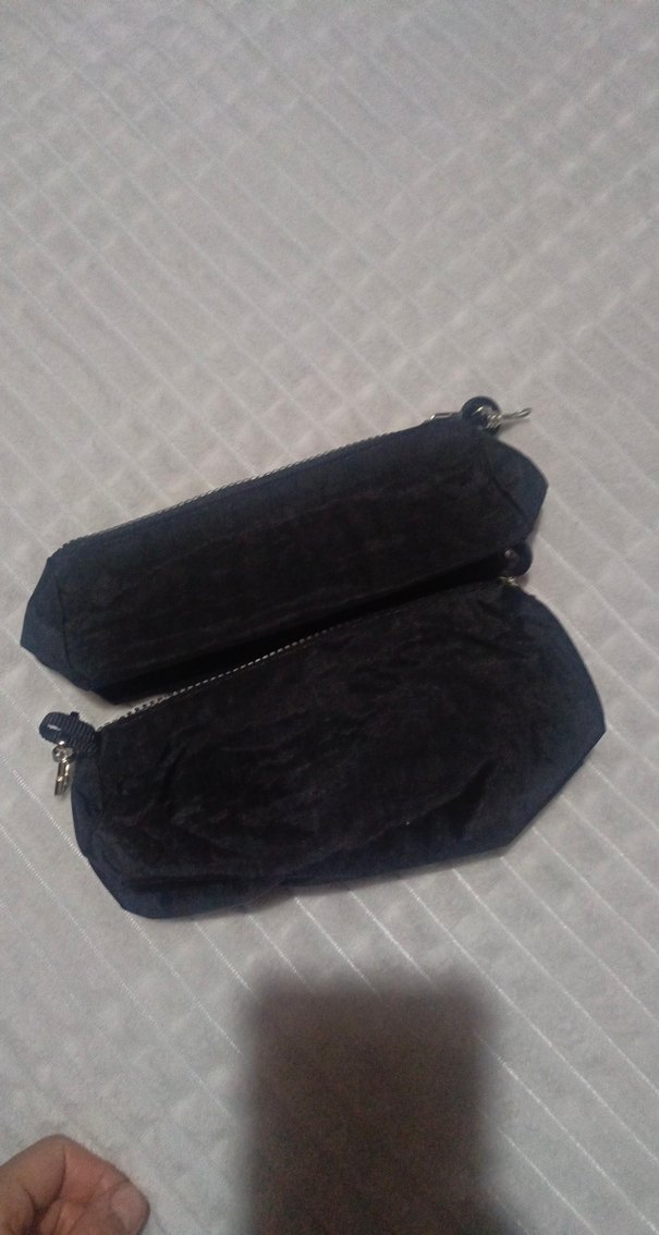 Fermuarlı Siyah Kadın Makyaj Çantası - Görsel 3