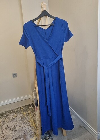 38 Beden Saks Mavisi Tulum S/M/L Beden 
