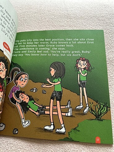 Ruby runs the race 4. Sınıf hikaye kitabı İngilizce - Görsel 2