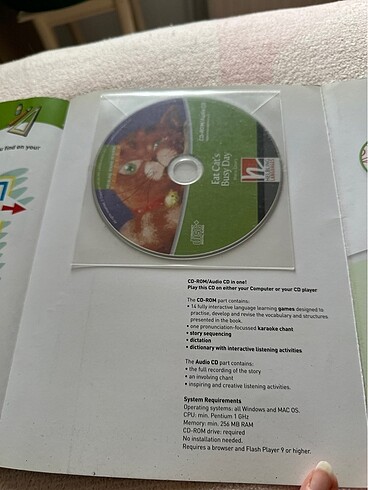 Fat cats busy day İngilizce hikaye kitabı - Görsel 3