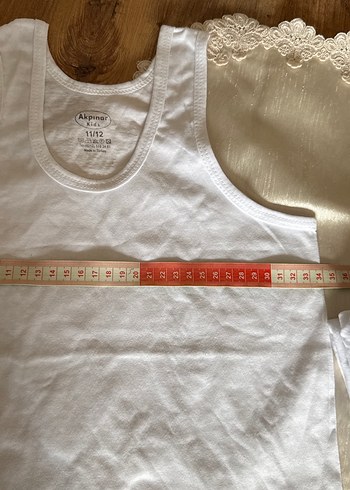 Beyaz erkek Çocuk Atlet 6lı - Görsel 3