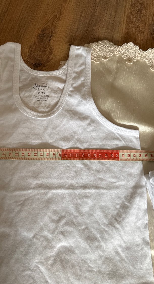 Beyaz erkek Çocuk Atlet 6lı - Görsel 3