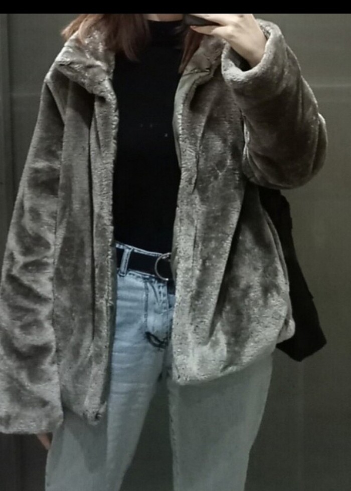 Peluş ceket - Görsel 2