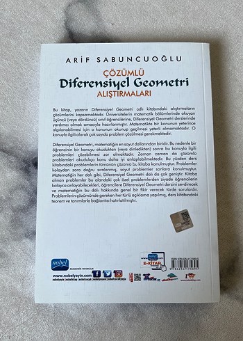 Çözümlü Diferensiyel Geometri Alıştırmaları Kitabı - Görsel 2