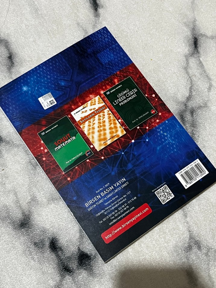 Örneklerle Soyut Cebir Kitabı - Prof. Dr. Fethi Çallıalp - Görsel 2