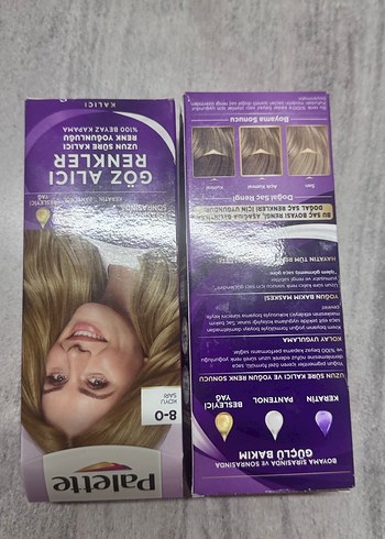 Palette 8-0 Koyu Sarı Saç Boyası 2 adet - Görsel 3