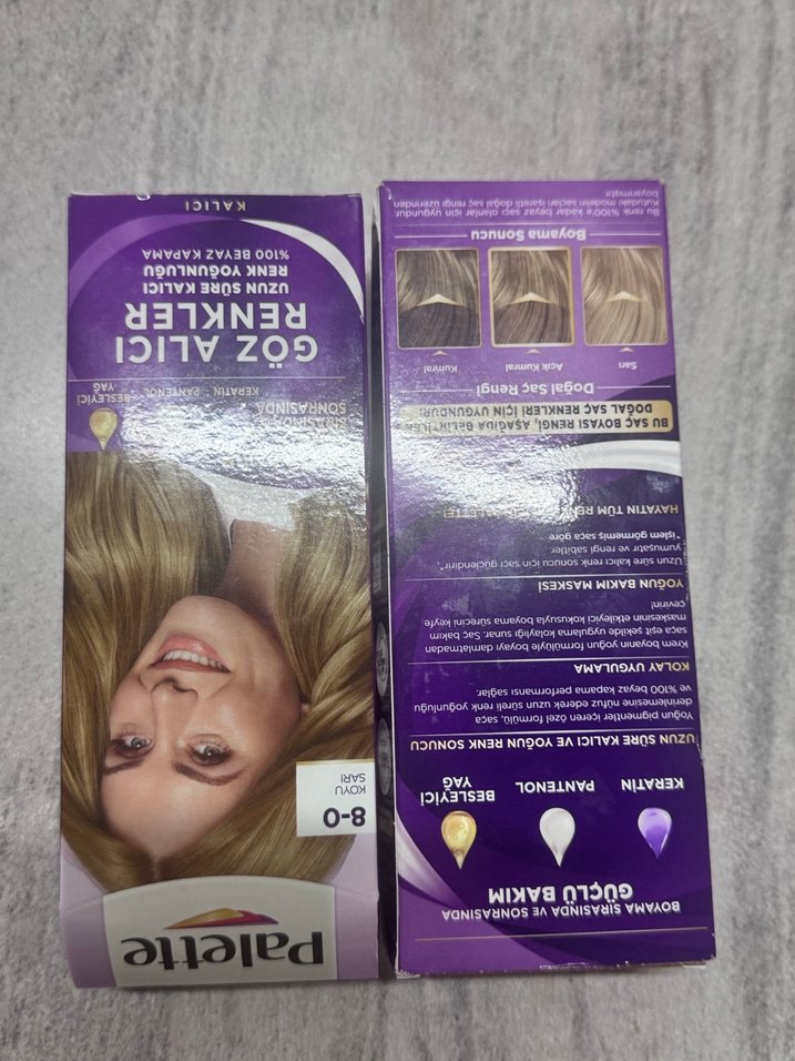 Palette 8-0 Koyu Sarı Saç Boyası 2 adet - Görsel 3