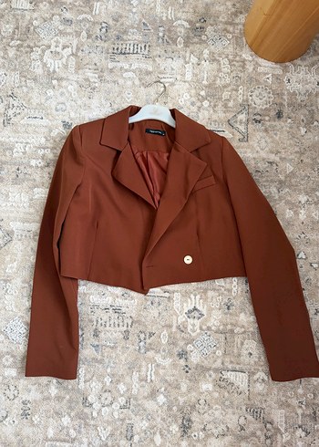 Zara Kiremit Blazer Ceket