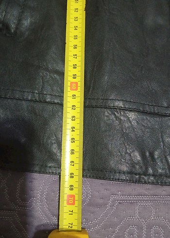 Siyah Deri Biker Ceket Kadın - Görsel 5