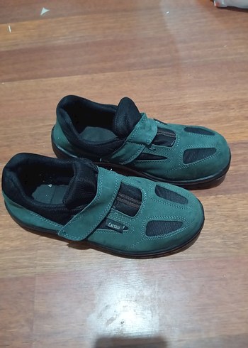 Siyah Yılan Desenli Erkek Biker Sandalet - Görsel 2