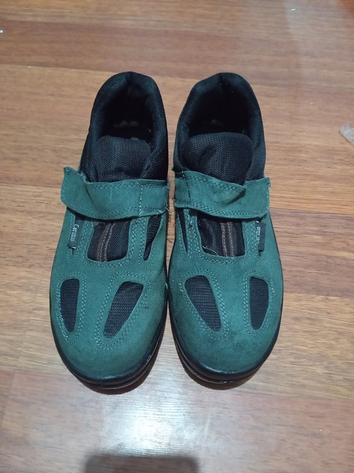 Siyah Yılan Desenli Erkek Biker Sandalet - Görsel 3