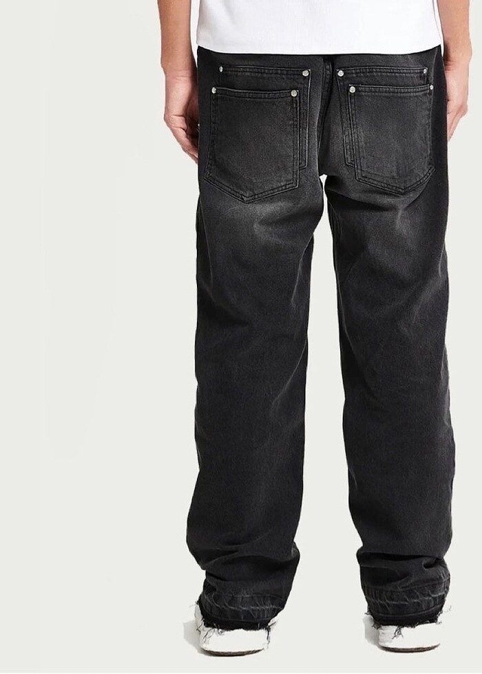 Reternity Washed Black Denim - Görsel 2