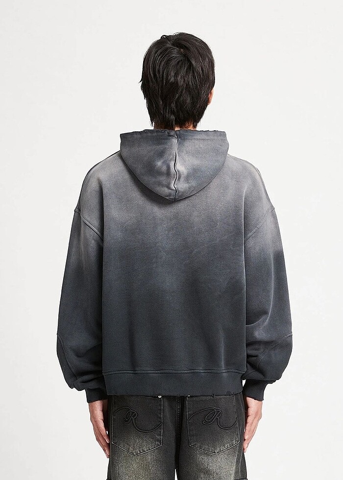 Reternity Gradıent Hoddie Washed Black - Görsel 3