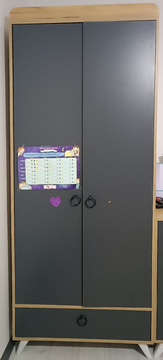Gri Çocuk Dolabı - Görsel 2