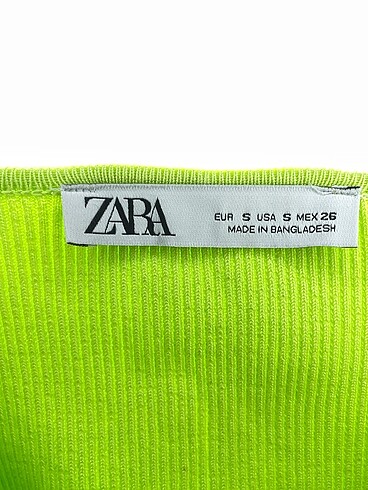 s Beden yeşil Renk Zara Mini Üst %70 İndirimli.