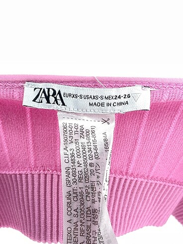 s Beden pembe Renk Zara Mini Üst %70 İndirimli.
