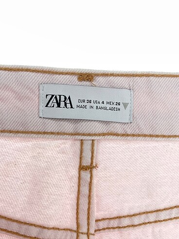 36 Beden çeşitli Renk Zara Jean / Kot Şort %70 İndirimli.