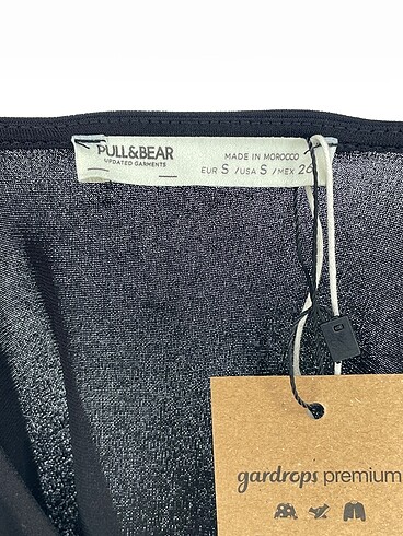 s Beden siyah Renk Pull and Bear Bluz %70 İndirimli.