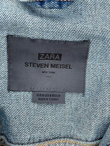 m Beden mavi Renk Zara Kot Ceket %70 İndirimli.