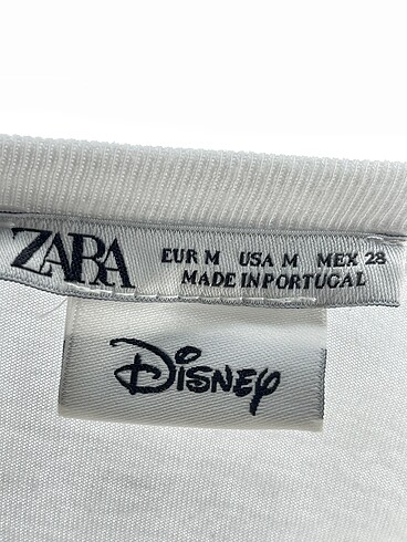 m Beden beyaz Renk Zara T-shirt %70 İndirimli.