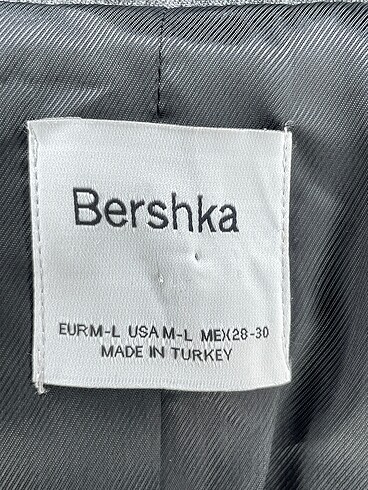 m Beden gri Renk Bershka Blazer %70 İndirimli.