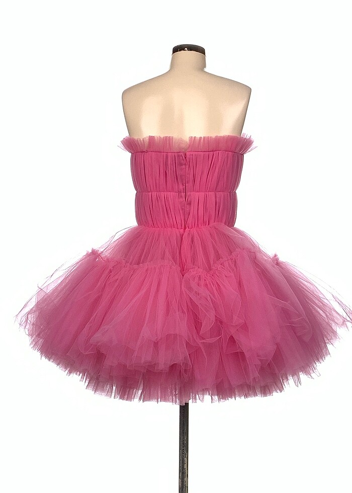 Vintage Love Kısa Abiye %70 İndirimli. - Görsel 3