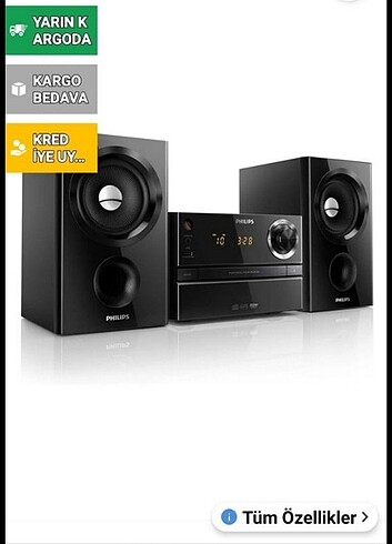 Philips mcm 1350 mini müzik seti 
