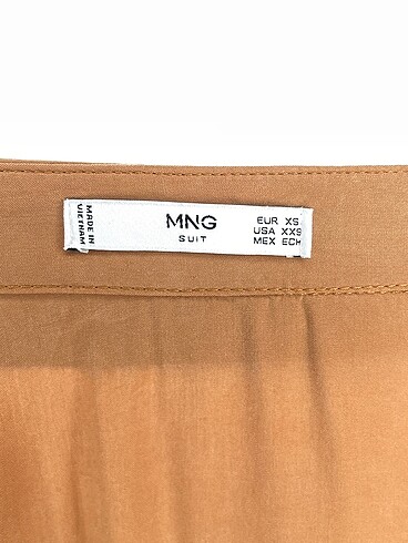 xs Beden kahverengi Renk Mango Uzun Tulum %70 İndirimli.