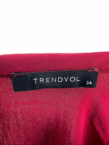34 Beden bordo Renk Trendyol & Milla Uzun Elbise %70 İndirimli.