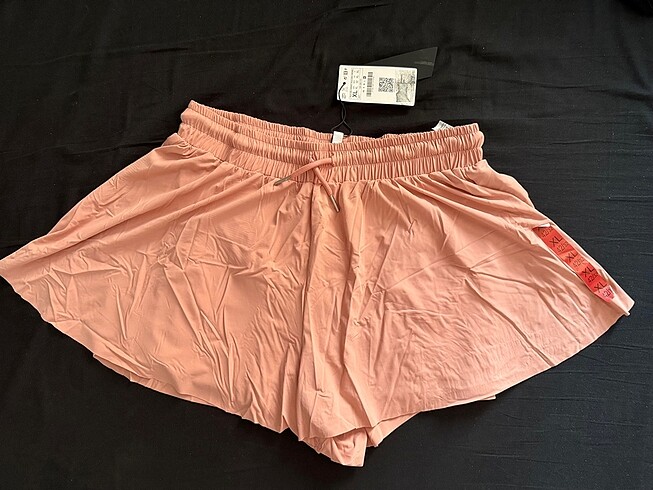 xl Beden pembe Renk Stradivarius Soluk Str-Eet Pembe Dökümlü Dokuma Spor Şort
