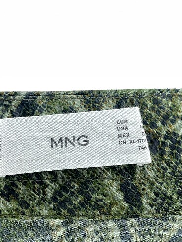 l Beden yeşil Renk Mango Uzun Elbise %70 İndirimli.