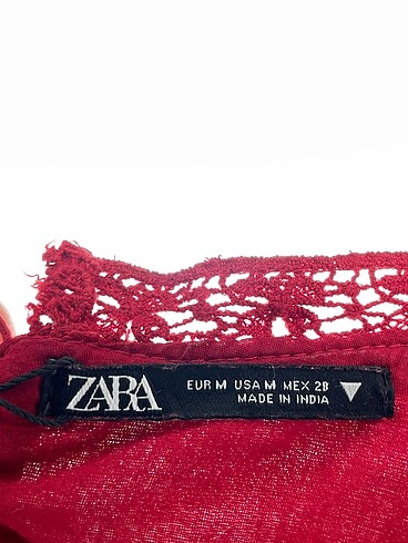 m Beden kırmızı Renk Zara Uzun Elbise %70 İndirimli.