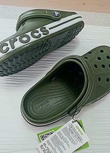 36 Beden haki Renk CROCS TERLİK SANDALET YENİ SEZON 