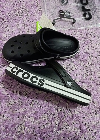 35 Beden siyah Renk CROCS TERLİK SANDALET YENİ SEZON 