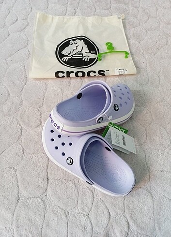 39 Beden mor Renk Crocs Terlik sandalet 