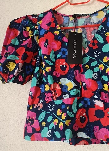 m Beden Trendyolmilla Renkli Crop