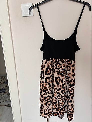l Beden Shein l beden leopar elbise