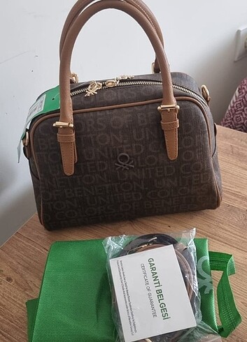 Benetton Askılı Çanta kahverengi 