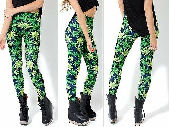 Maple Leaf Tights