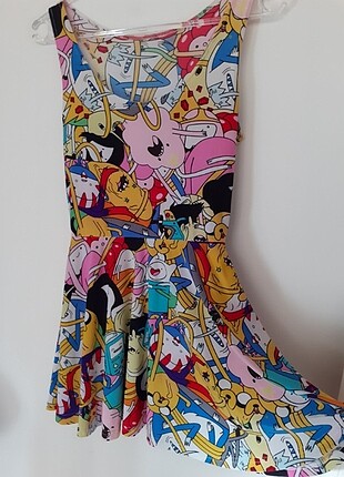 Renkli Adventure time dress