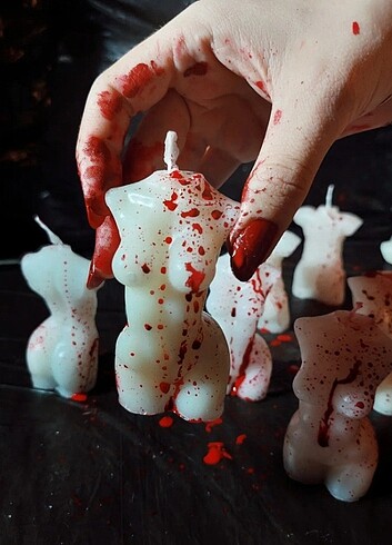 Bloody Torso Candles 