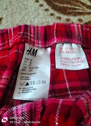 s Beden H&M bayan pijama 
