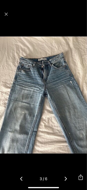 xs Beden mavi Renk Stradivarius D92 Jean