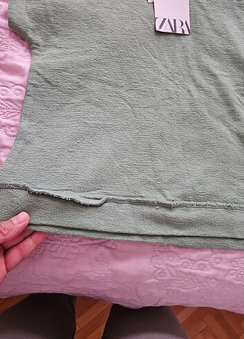 4 Yaş Beden yeşil Renk Zara garment dye cocuk tshirt