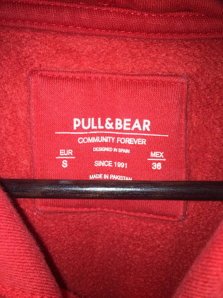 s Beden kırmızı Renk Pull&bear; sweatshirt 