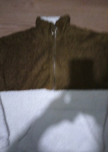 Fermuarlı Kahverengi- Sweatshirt - Görsel 2